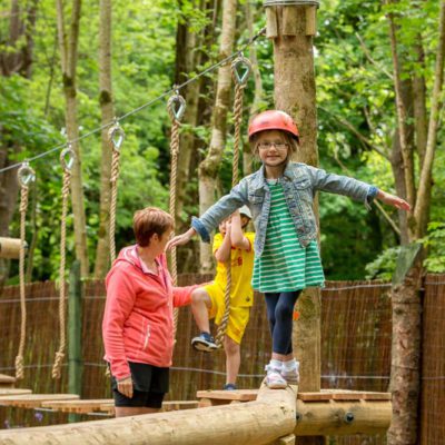 Junior Woodland Adventure Course At Castlecomer Discovery Park. Practice Balance Agility Risk. Suitable For Children 3 8 Years. 400x400